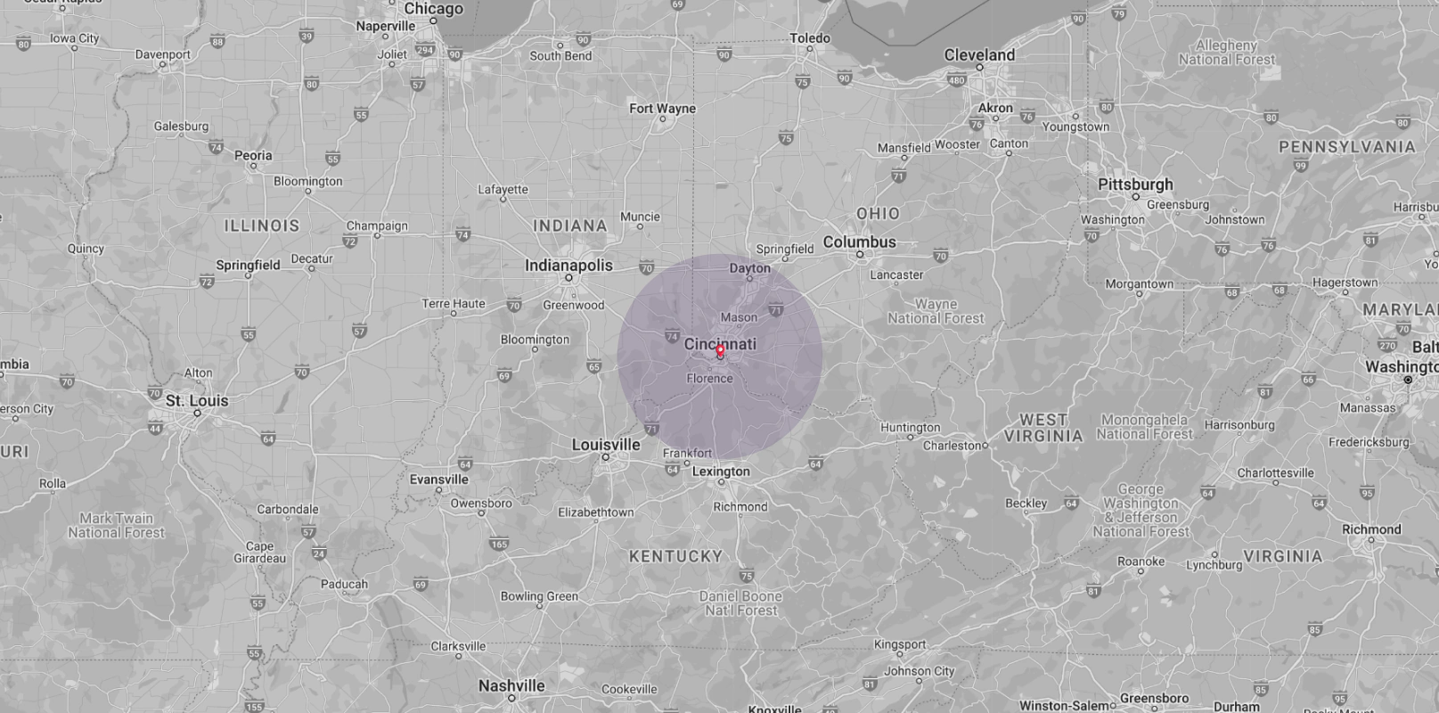 cincinnati oh map